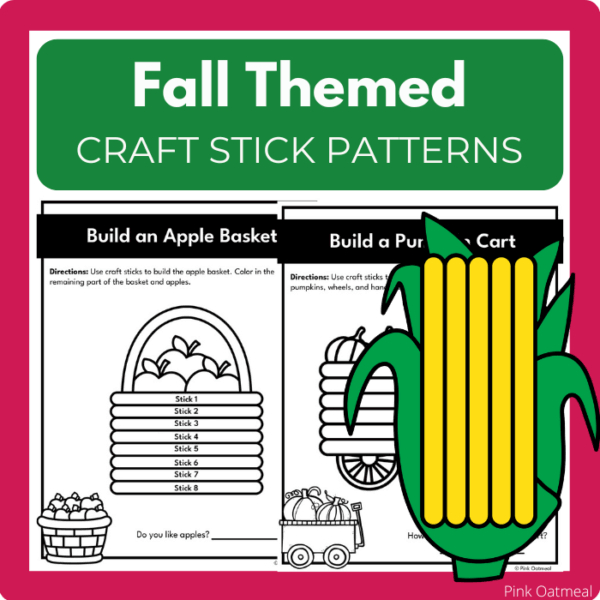 Fall Themed Craft Stick Patterns