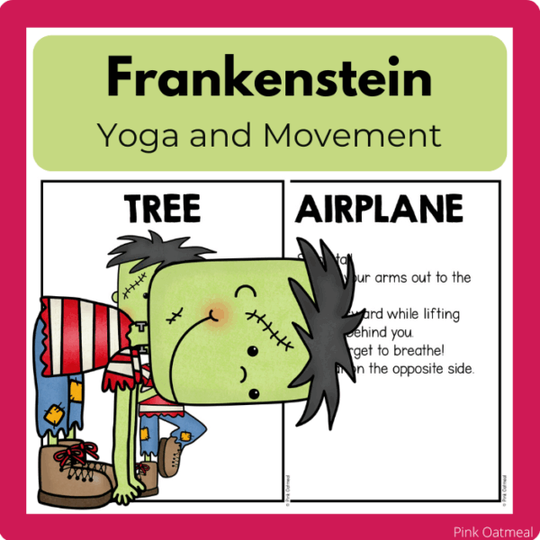 Frankenstein Yoga Printables