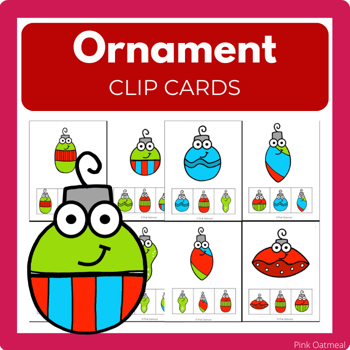 Ornament Clip Cards