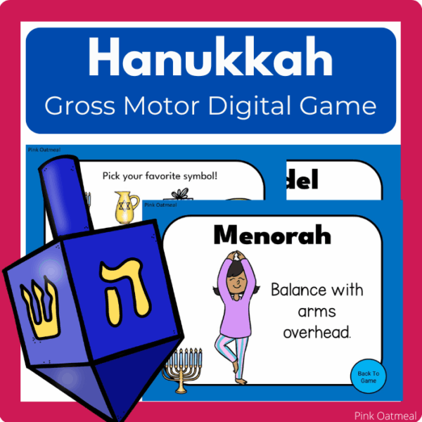 Hanukkah Gross Motor Digital Game