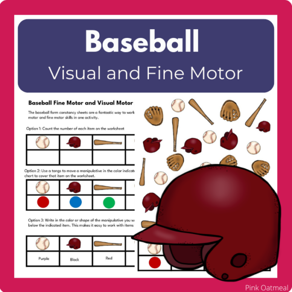 Baseball Form Constancy and Fine Motor Activity