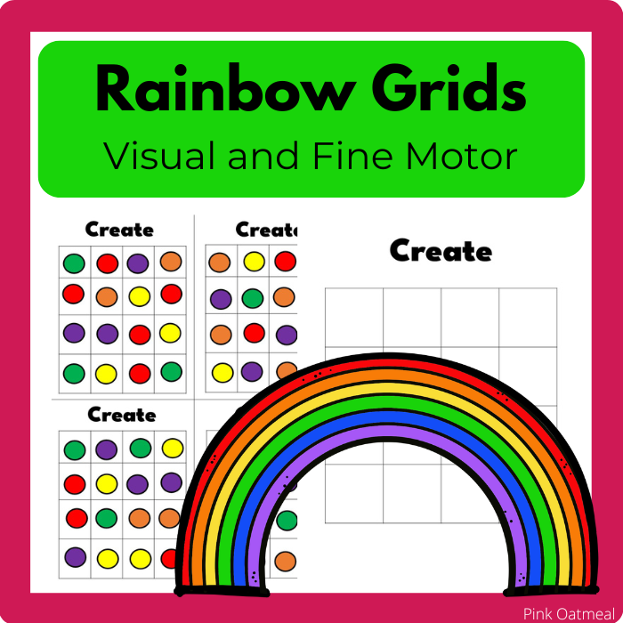 Rainbow Pattern Grids