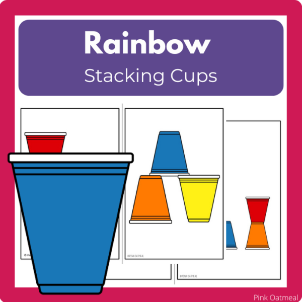Rainbow Stacking Cups