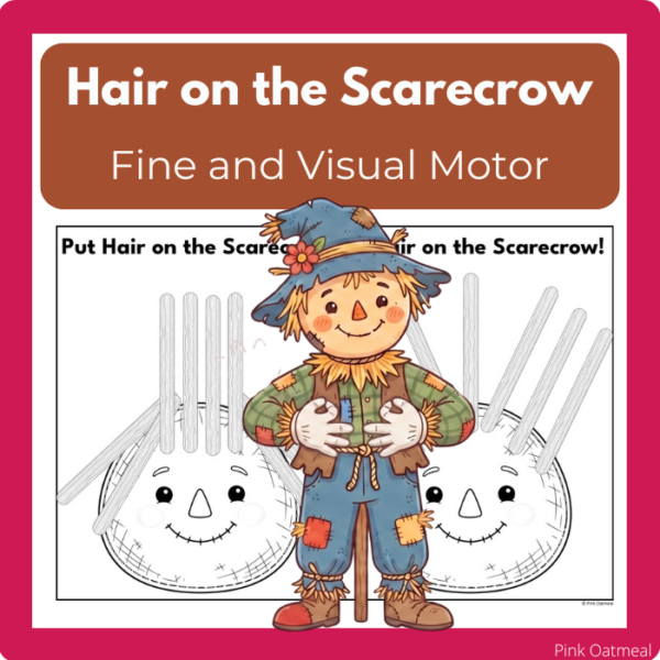 Hair on the Scarecrow Fine Motor and Visual Motor Activity
