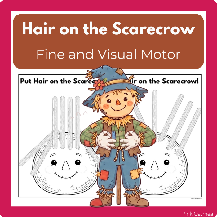 Hair on the Scarecrow Fine Motor and Visual Motor Activity