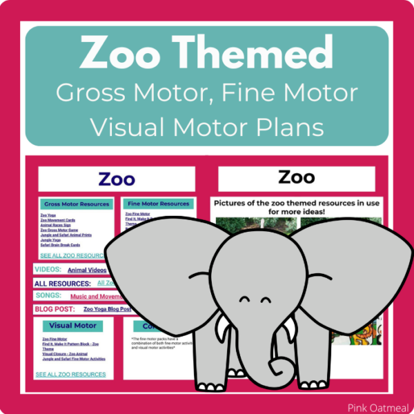 Zoo Themed Weekly Lesson Plan