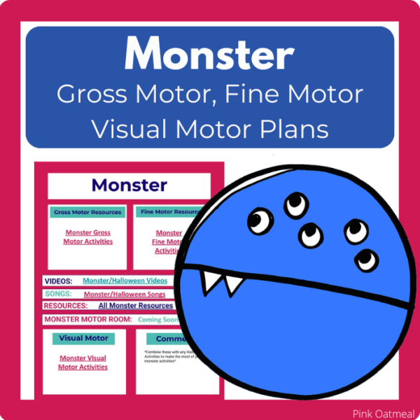 Monster Themed Weekly Lesson Plan