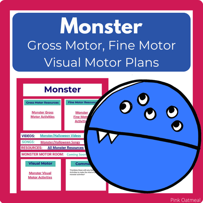 Monster Themed Weekly Lesson Plan