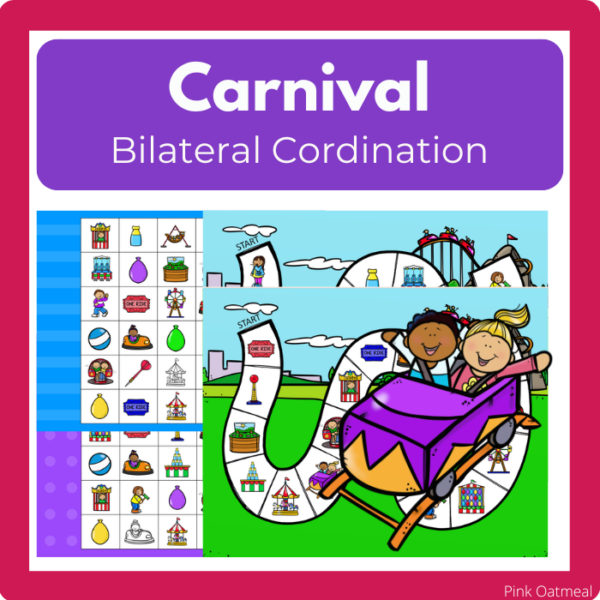Carnival Path Visual Motor and Bilateral Coordination Activity