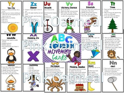 Alphabet Movement Cards - Image 2