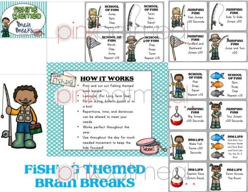 Fishing Themed Brain Breaks - Image 3