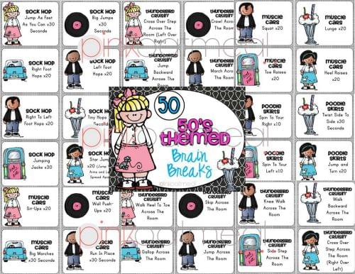 Brain Breaks - 50's Theme - Image 2
