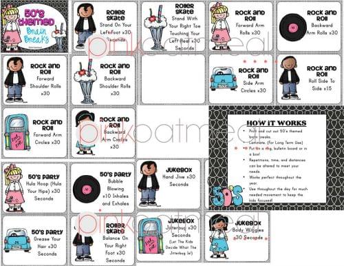 Brain Breaks - 50's Theme - Image 3