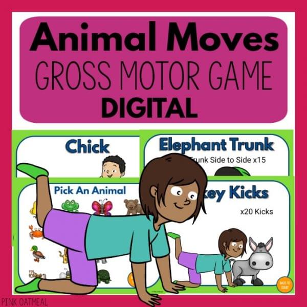 Animal Moves Gross Motor Digital Game