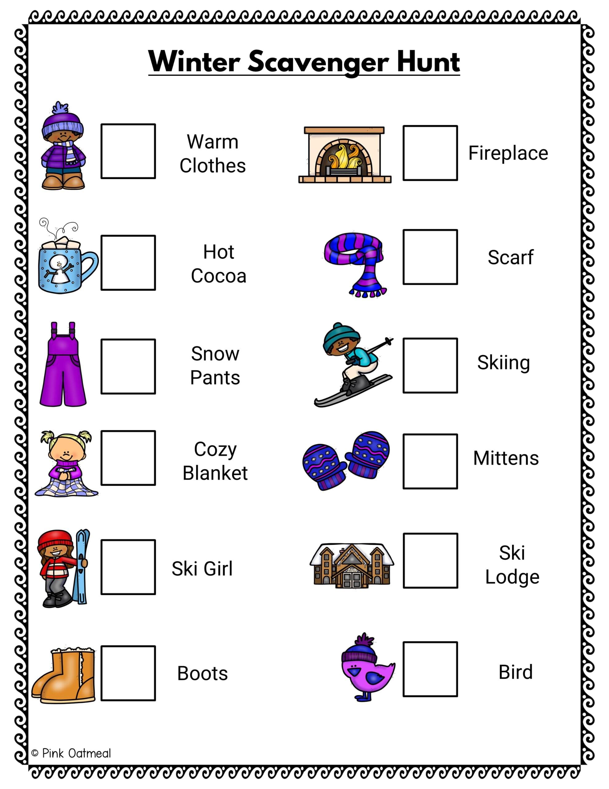 Winter Themed Scavenger Hunts - Image 4