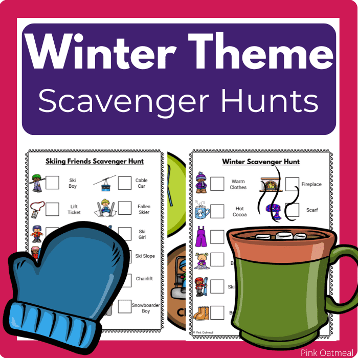 Winter Themed Scavenger Hunts