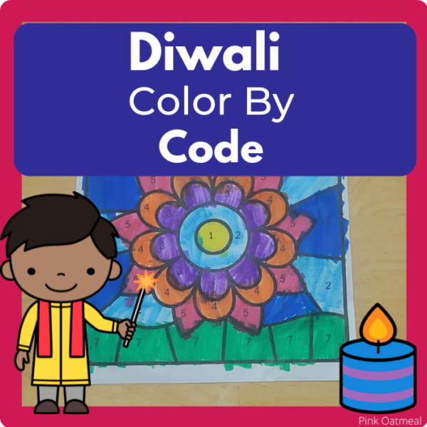 Diwali Color By Code