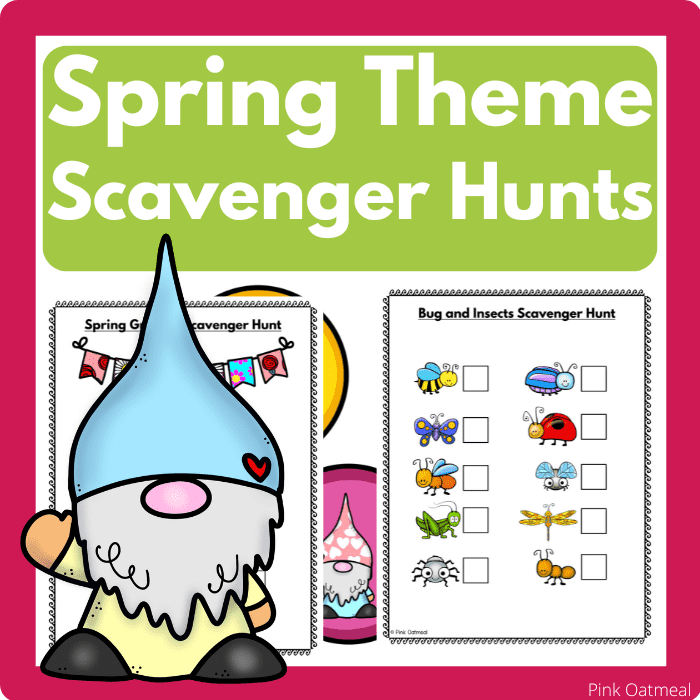 Spring Themed Scavenger Hunts