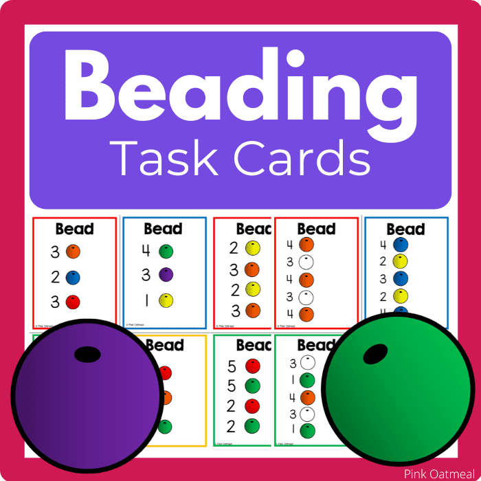 Beading Task Cards