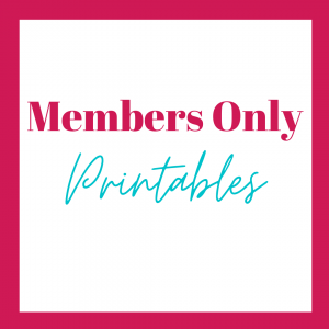 Members Only Printables